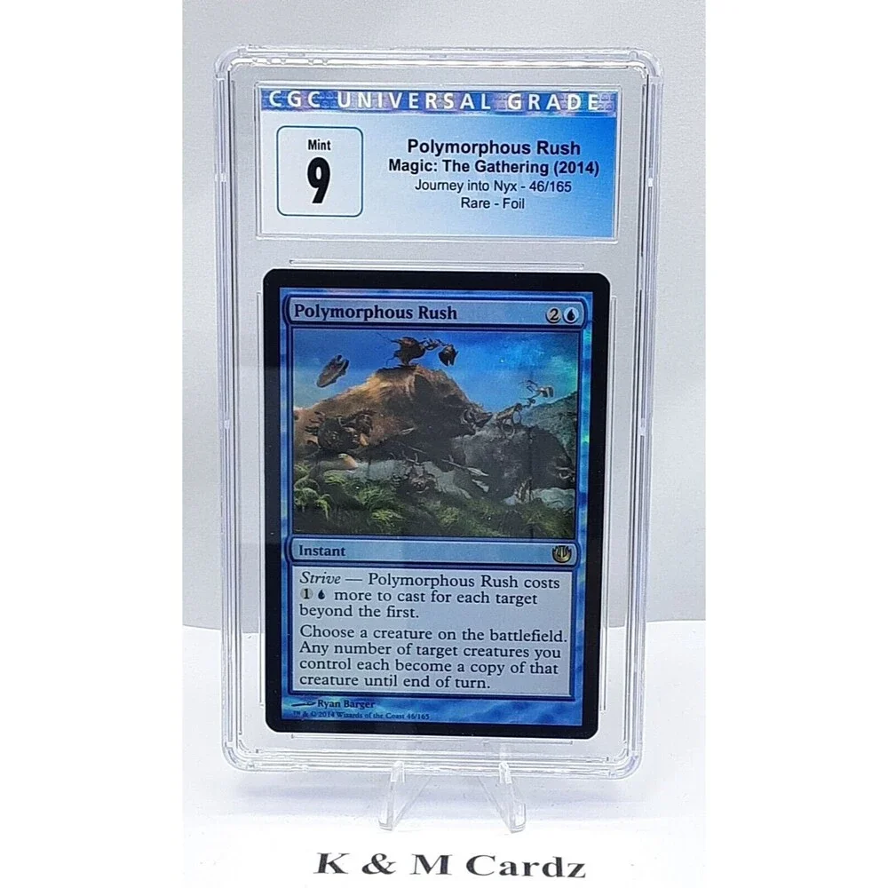 MTG - Journey into Nyx - Polymorphous Rush - Foil - Graded - CGC 9.0
